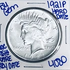 1921 P BU UNCIRCULATED SILVER PEACE DOLLAR AUTHENTIC U.S.MINT RARE KEY DATE 4080