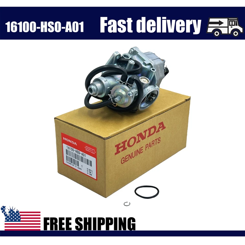 CARBURADOR DE CARBURADOR FABRICANTE DE EQUIPOS ORIGINALES 16100-HS0-A01 para Honda Recon 250 TRX250TM 1997-2019 2X4 NUEVO Foto 3 de 4