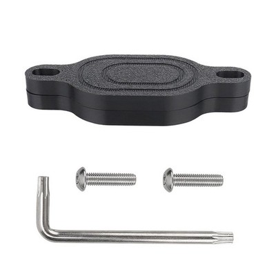 Schwarze Fahrradhalterung für Xiaomi Tag und Trinkflasche mit Diebstahlsicherung sicherer Passform