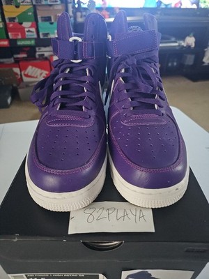 Worn Once 2015 Nike Air Force 1 High Size 11.5 Varsity Purple Quickstrike AF1