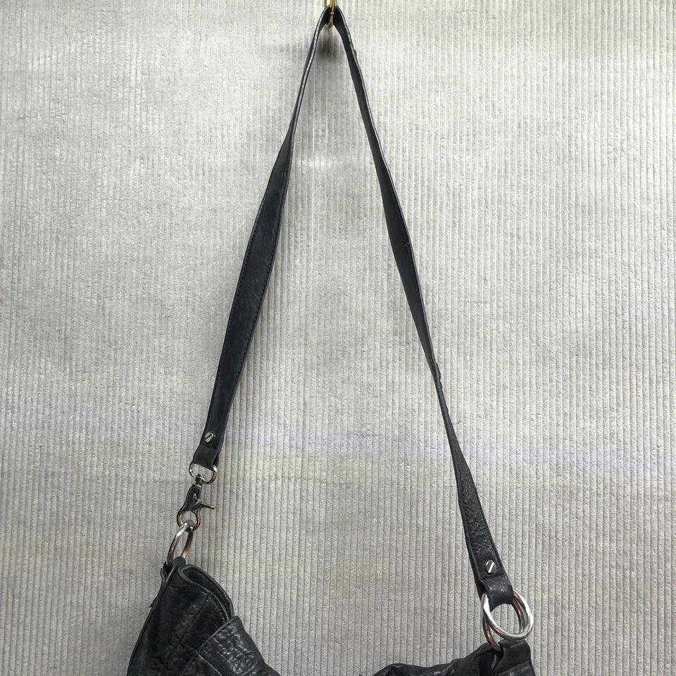 Tory Burch Black Messenger Bag Project Bag Needs Conditioned - Image 2 of 4