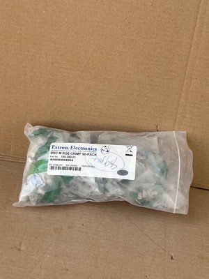 (Menge 49 St. ) Extron 100-260-XX Stecker RG6 / Shr