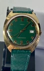 Unique! Vintage Timex Marlin Green Dial 26760 2571 1971 Watch Runs Well, 9Q