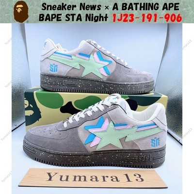 Sneaker News × A BATHING APE BAPE STA Night 1J23-191-906 Herren Gr.