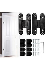 5.5inch Hidden Door Hinges Invisible Hinges for Doors 180 Degrees Concealed Door
