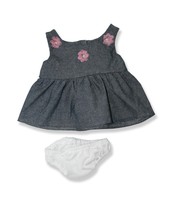 Pretty Grey Pink Flower Party Dress Knickers Teddy Clothes Fits 15 Build A Bear Pretty Grey Pink Flower Party Dress Knickers Teddy Clothes Fits 15 Build A Bear