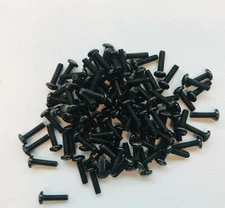 6-32 x 1/2” Machine Screw, Phillips Pan Head, Black Oxide, Steel, 90 pcs