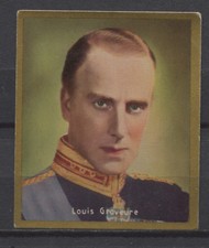 Louis Graveure Vintage Movie Star Cigarette Trading Card Josetti No.118