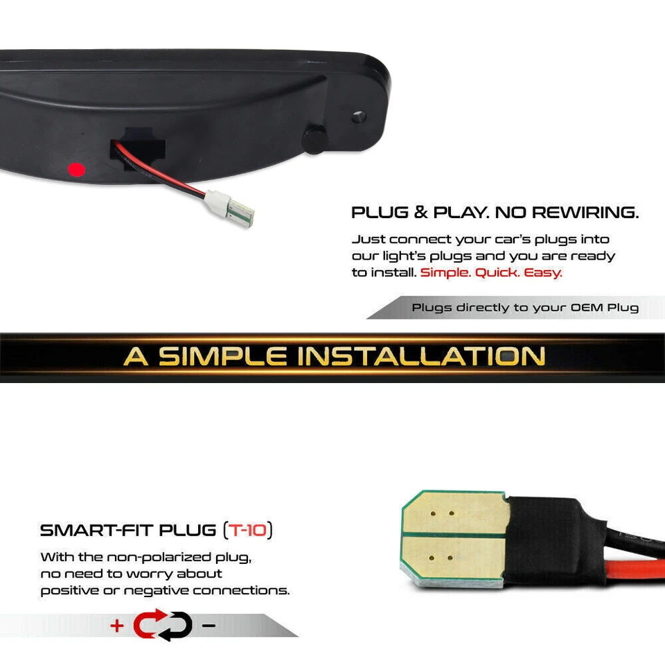 2x Smoke Red LED Side Marker Lights 73-80 GMC Chevy Pickup Blazer Suburban Jimmy - Image 4 of 4