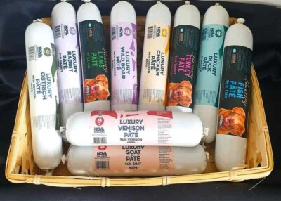 PADDOK FARM Paddock farm Luxury Pate - 400g roll, 11 flavours available