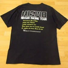Nismo Old Logo T-Shirt Nissan Racing Team World Championship Rare 90s JDM Used
