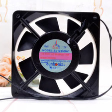 1 PCS SAN JUN Fan SJ1225HA1 AC110V 12025 12 cm 2 wire aluminum frame axial fan