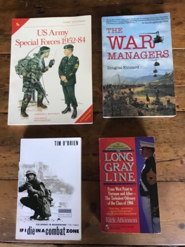4 Books: US Army in Vietnam, West Point, Special Forces - Picture 1 of 2