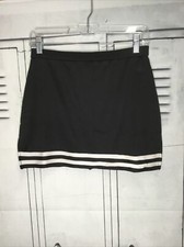 Cheerleading Uniform Black Straight Skirt New Adult Small