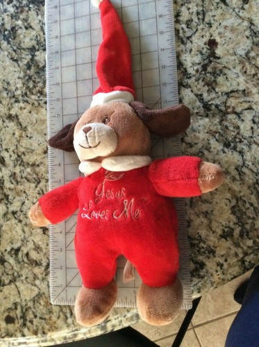 DANDEE - Dog Puppy - Plush - Tan \u0026 Red 