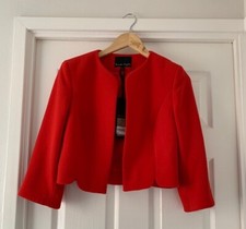 Phase Eight Brand New Size 12 Devon Jacket Tangerine Fully Lined