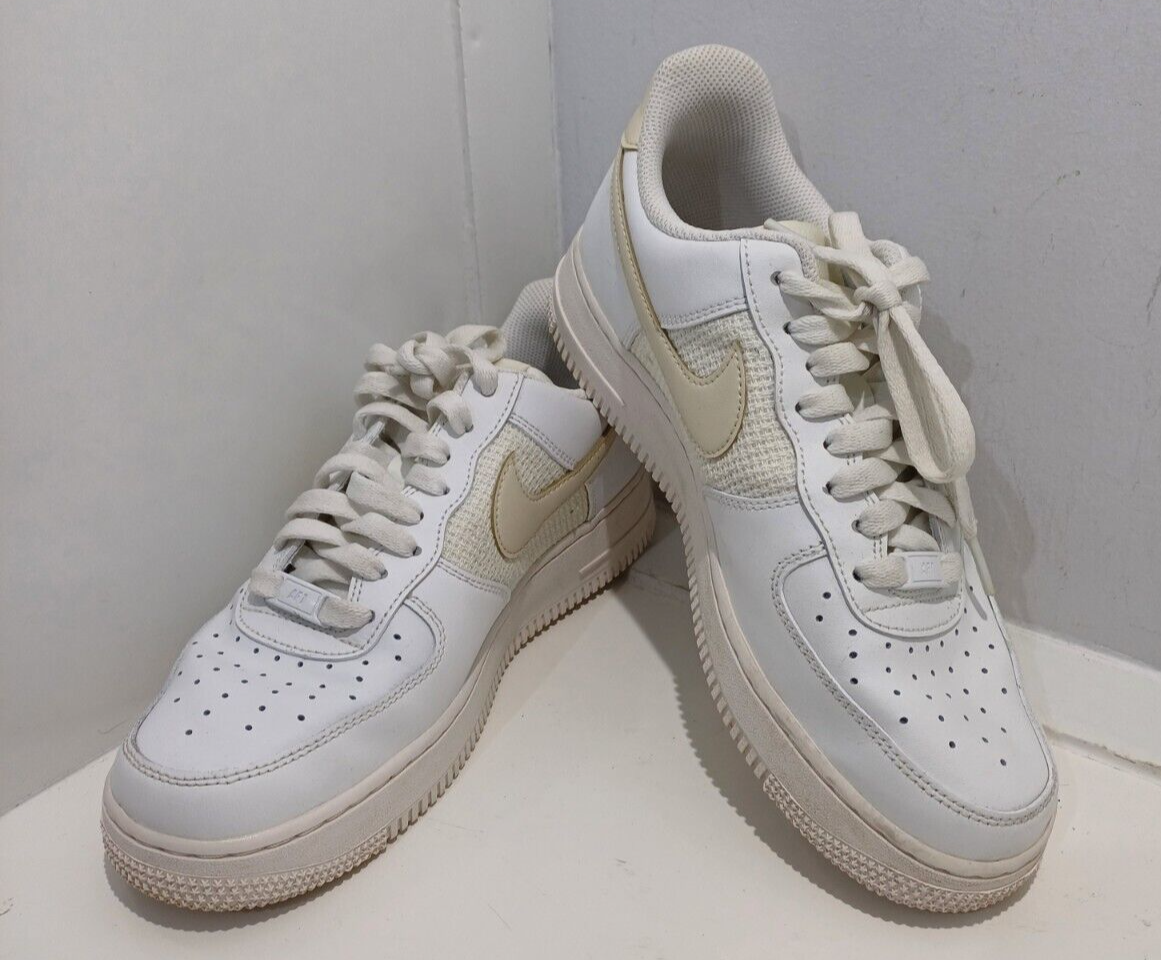 Nike Air Force Low Cross Stitch White Cream Size (#DJ9945-100