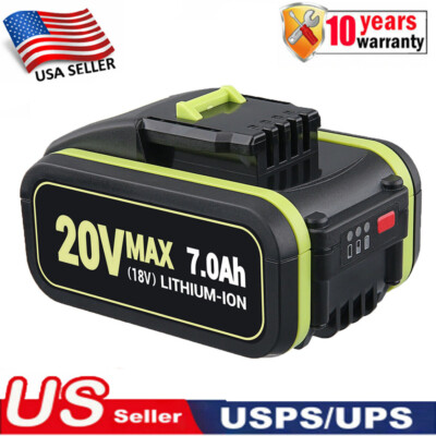 20V Li-ion Battery For Worx WA3551 WA3553 WA3551.1 WX386 WX176 WA3553.2 7.0AH US