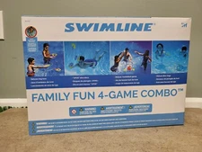 SWIMLINE Family Fun 4-Game Combo SWL901100 Pool Games and Toys