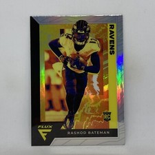 Rashod Bateman Rookie Silver Prizm Insert 2021 Panini Flux Football #FX-15