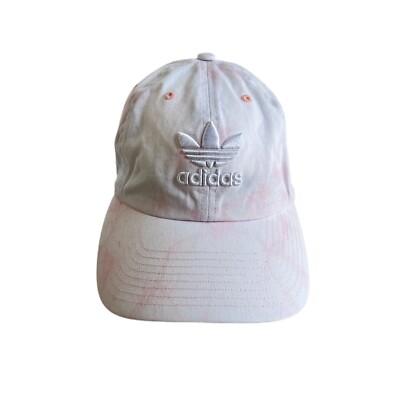 Adidas Originals Trefoil Pink Tie Dye Relaxed Adjustable Strapback Hat  - Main Image