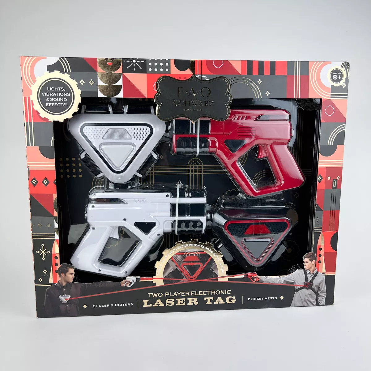 FOA Schwarz Laser Tag Two-Player Shooting Game - New in Box