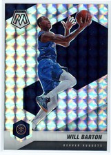 Will Barton 2020-21 Panini Mosaic Silver Mosaic Prizm SP #158 Denver Nuggets