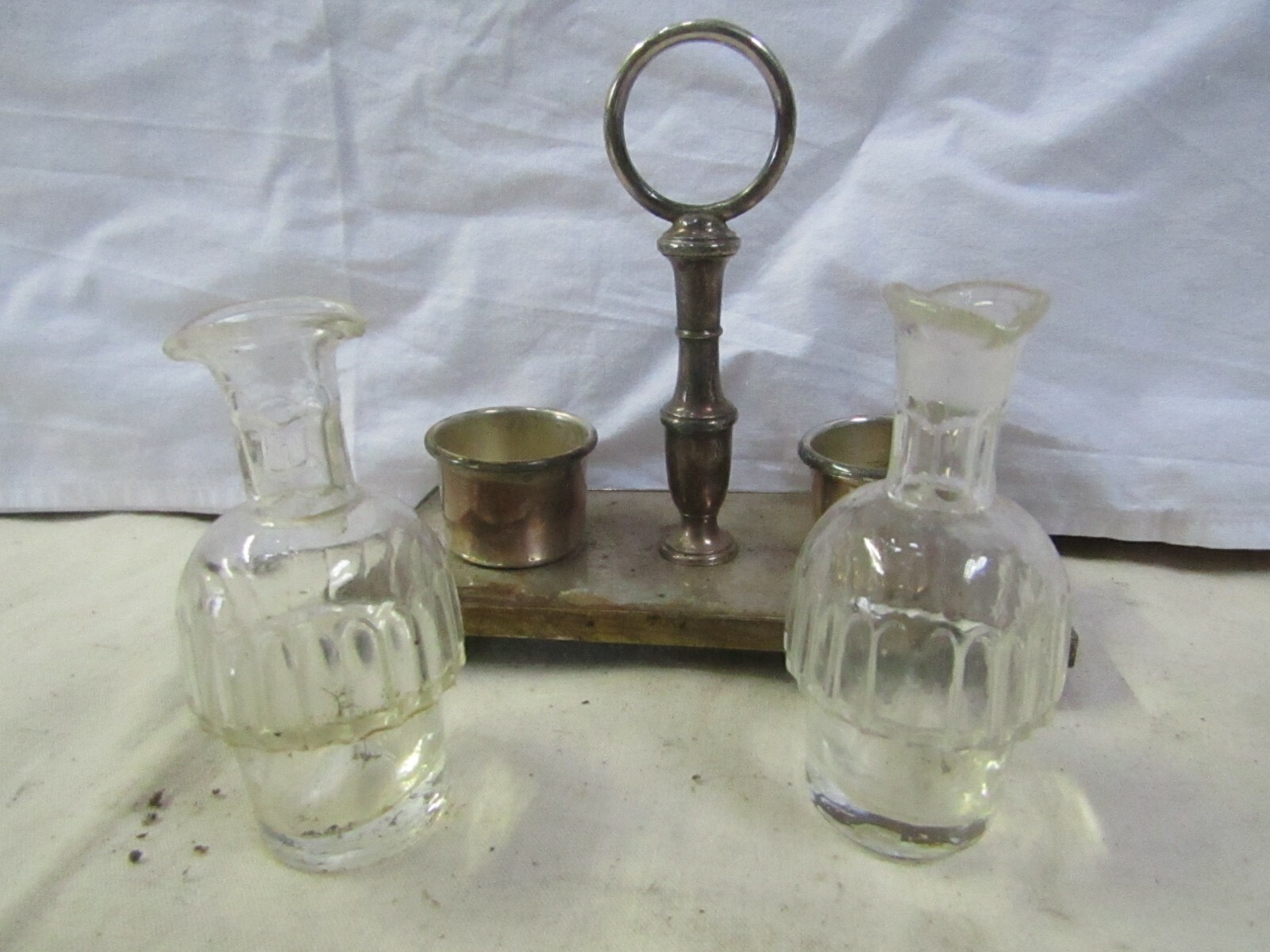 antique silver metal vinegar eBay
