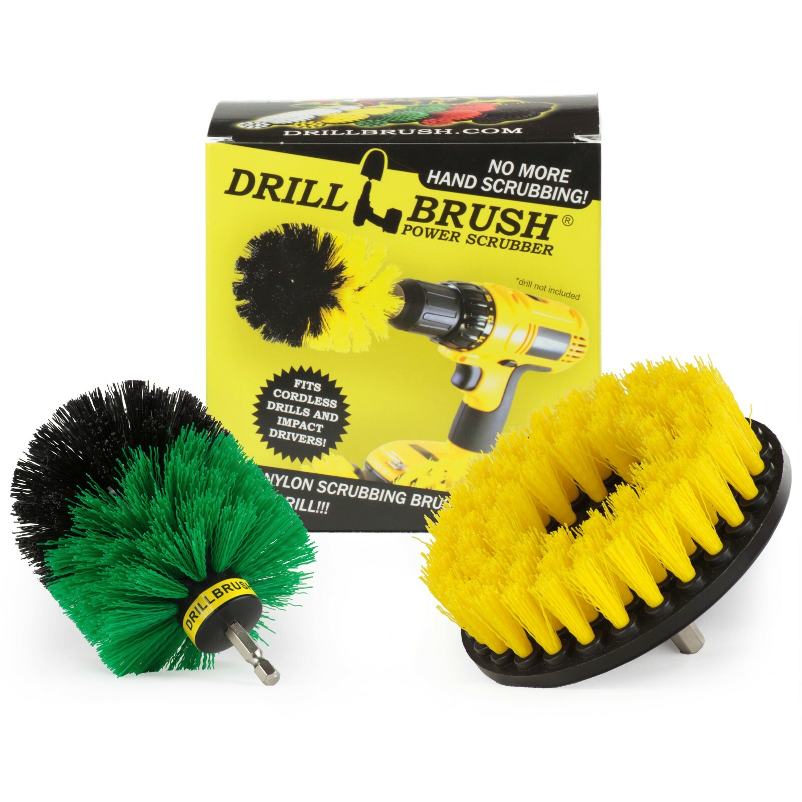 Drill Cleaning Brush Attachment Set Grout Brush Drill Attachment