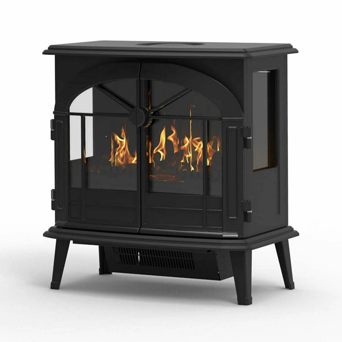 Dimplex Beckley 2KW Electric Stove Fire Place Black Real Flame Remote  Control 5011139109637 | eBay