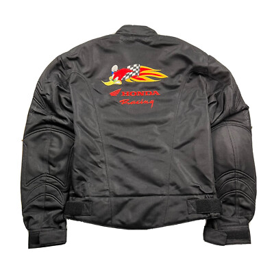 Honda Racing Jacket Mens Small Padded Motorcycle Intersport Woody