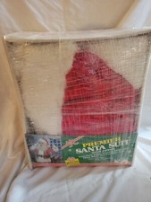 Vintage Rubie s Premier Santa Claus Suit Costume Complete With Package Used