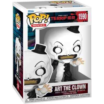 Funko Pop! Movies Terrifier Art The Clown #1590 With Pop Protector
