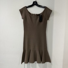 guess brown dress nwt small