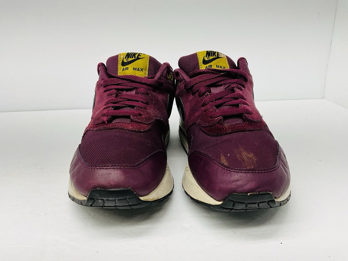 Nike Air Max 1 Bordeaux Sneakers Mens Size 9 Purple Suede Lot 875844-601 Nike Air Max 1 Premium  main image 2