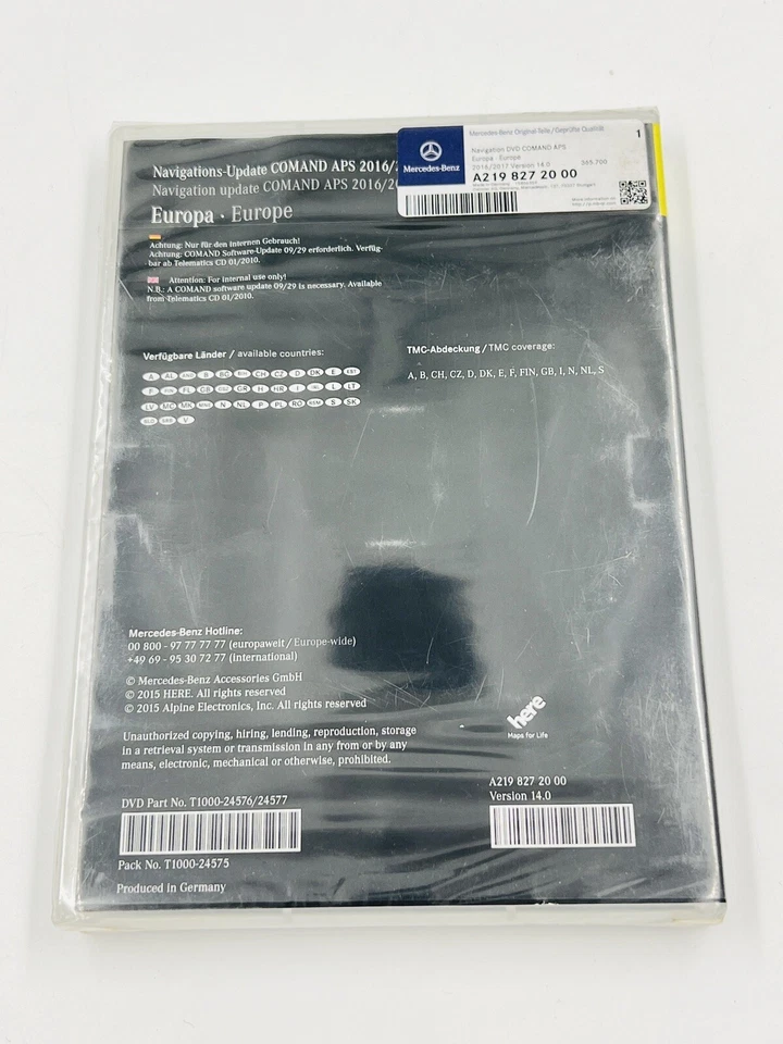 Mercedes-Benz Navigations-Update COMAND APS 2016 / 2017 A2198272000 - Bild 2 von 3