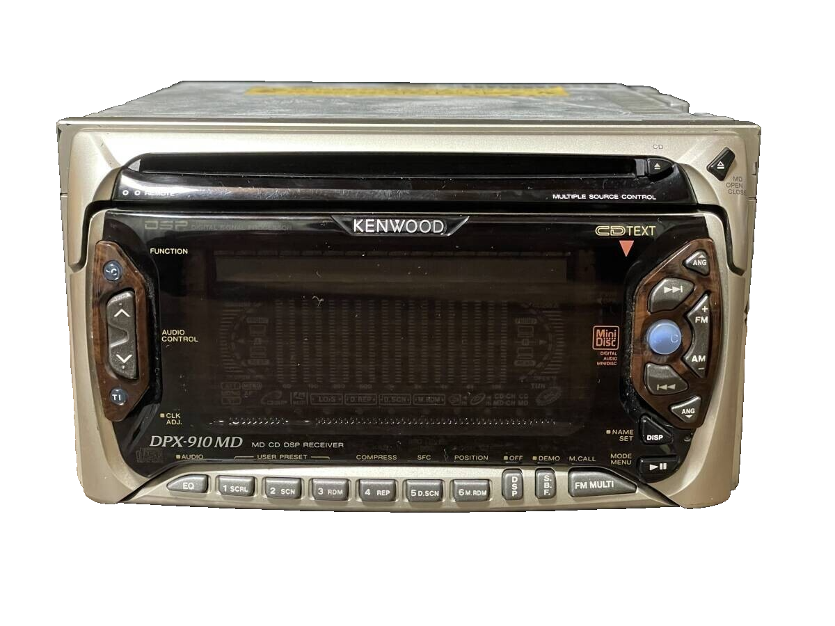 Kenwood DPX-910MD 2DIN CD MD Deck Player Equipped with DSP