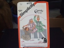 Simplicity Cinderella 6179 Girls Party Dress Pattern - Size 5 Bust 24 Waist 21.5