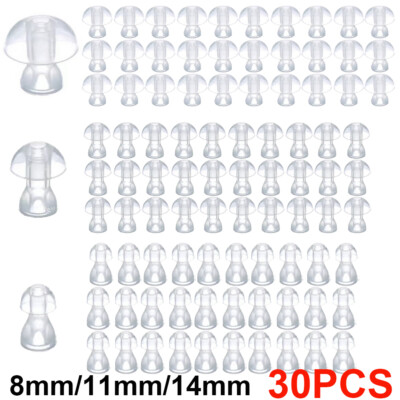 30Pack Hearing Aid Domes Replacement Soft Silicone Ear Tips For Hearing Aids