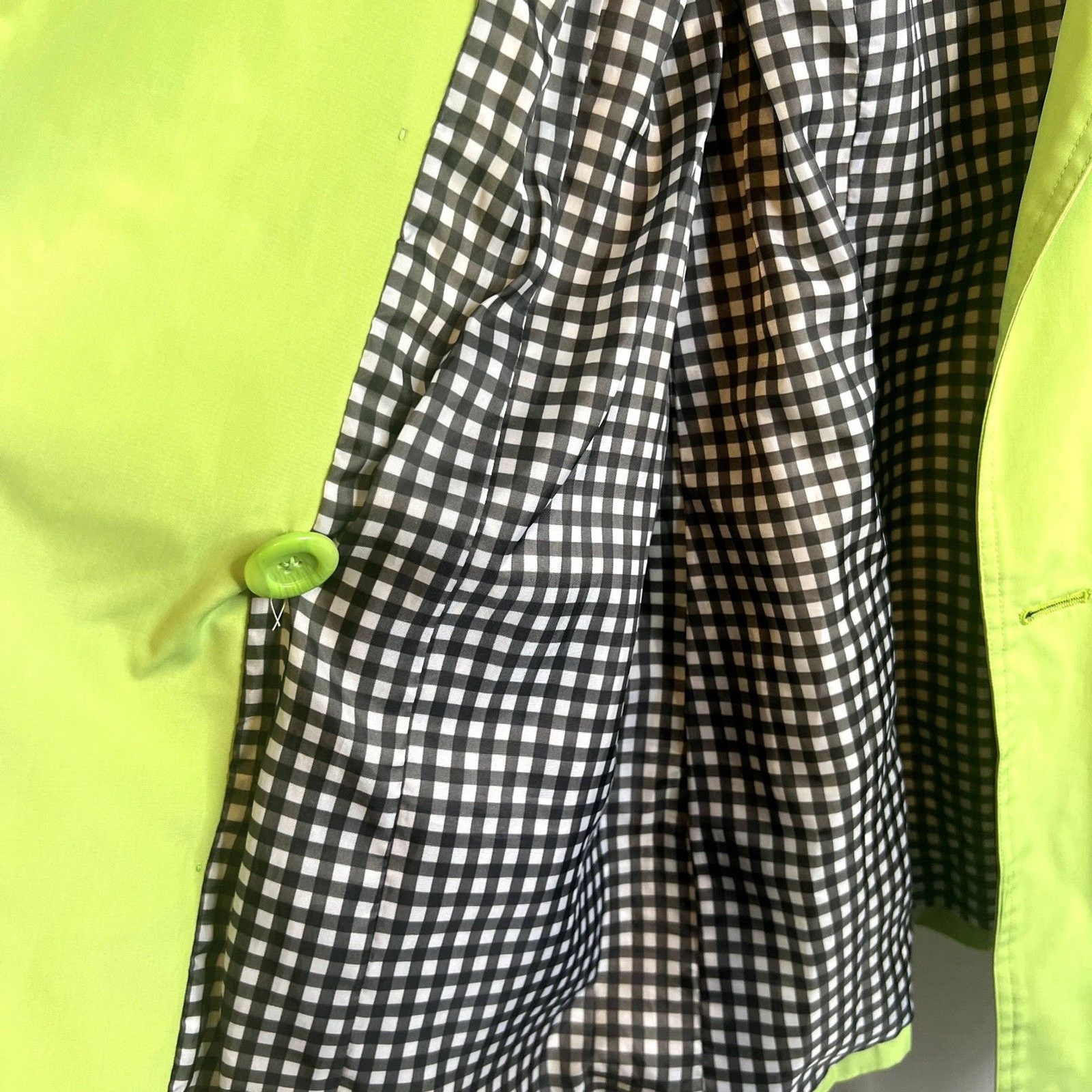 Relativity Short Trench Jacket Double Breasted Si… - image 9