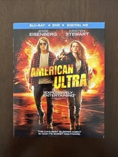 American Ultra Blu-ray DVD Digital HD Starring Jesse Eisenberg
