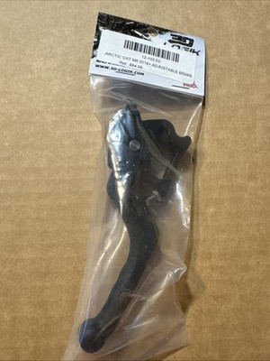 3D Logik Arctic Cat / Yamaha 12-102-03 Black Adjustable Brake Lever 2018+ M8 Cat