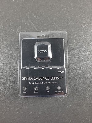 Xoss Speed Cadence Sensor Bluetooth & ANT+ Magnet-less Cycling IP67 Black Sealed