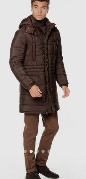 Men Arber Winter Jacket Brown 42