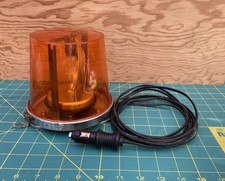 Vintage Dietz 7-46 12v Rotating Magnetic Amber Beacon Roof Light Vintage Dietz 7-46 12v Rotating Magnetic Amber Beacon Roof Light