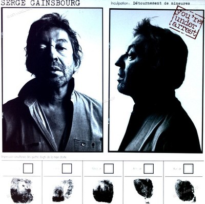 Serge Gainsbourg - You're Under Arrest France LP 1987 (VG+/VG) '.
