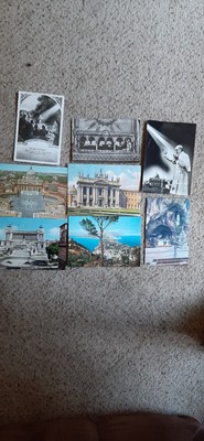 1957/58 Vatican Postcards. Written By Sister Traveling Through Europe.