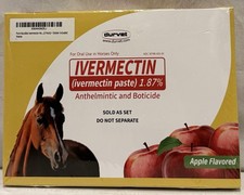 3 pack New In Box Paste Horse Dewormer Apple Flavor Exp 10/2027 wormer