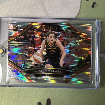 #ad 2024 Panini Select WNBA Snapshots Caitlin Clark #12 Flash Prizm RC $85.00