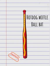 Custom Hot Dog 🌭 Plastic Baseball Bat